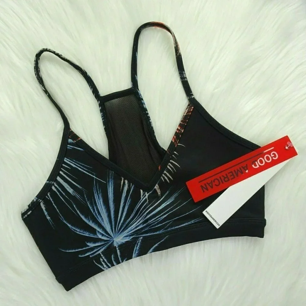 NWT Good American The Barely There Bralette Bra 0